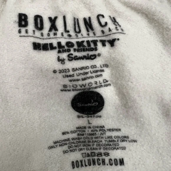 Sanrio Hello Kitty and Friends Cream Joggers - BoxLunch Size Large - Picture 3 of 3